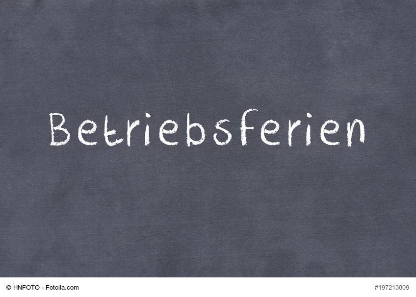 Tafel Betriebsferien