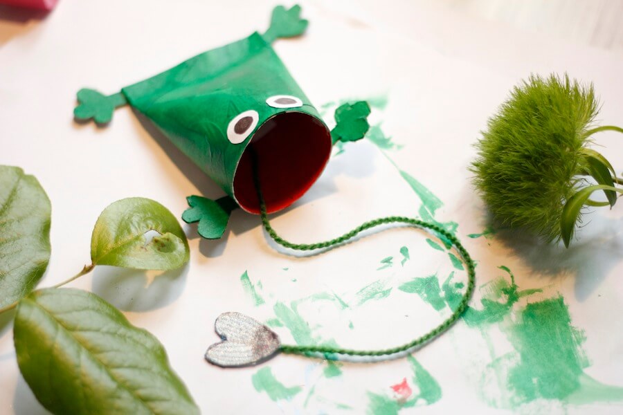 frosch Basteltüte Frosch