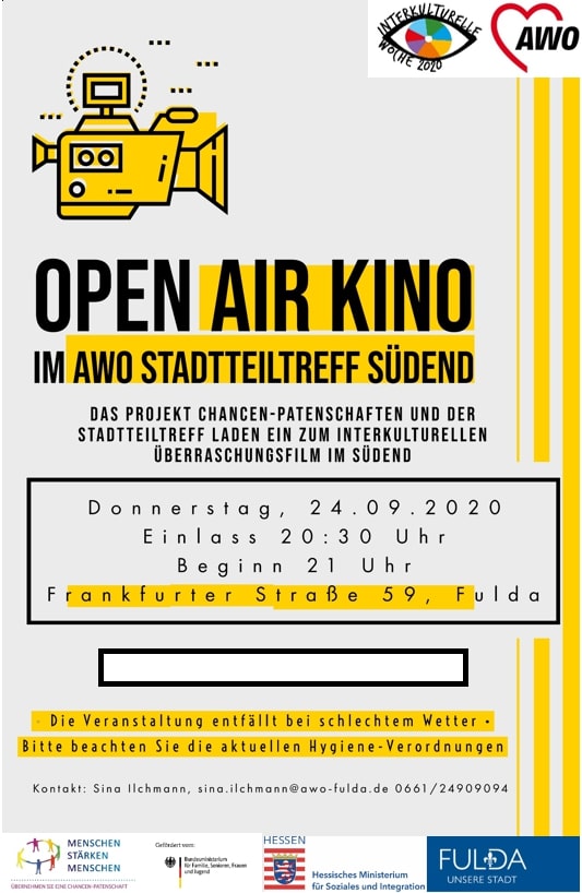 AWO Open Air Kino Flyer_ AWO Open Air Kino Flyer
