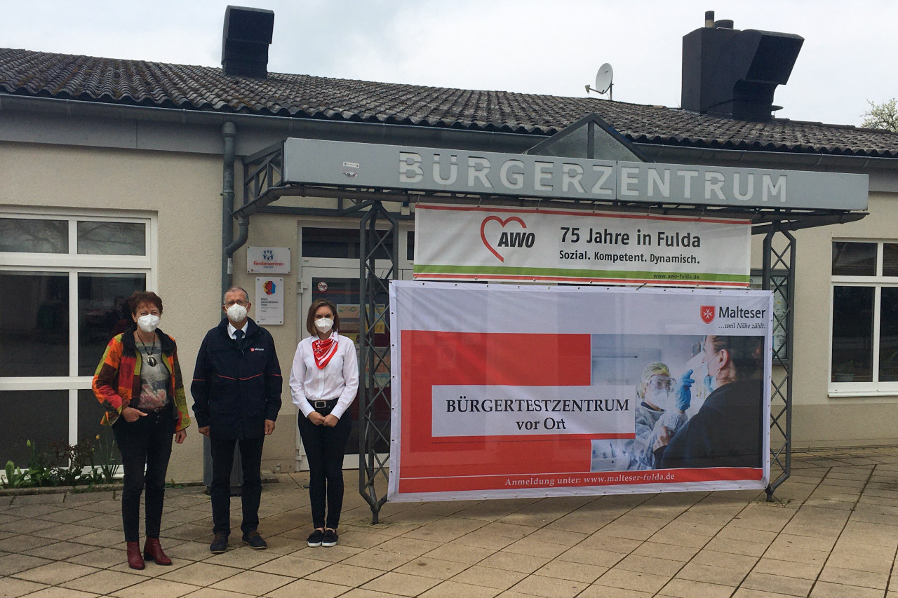 Testzentrum im Bürgerzentrum Aschenberg AWO Kreisverband Fulda e.V.