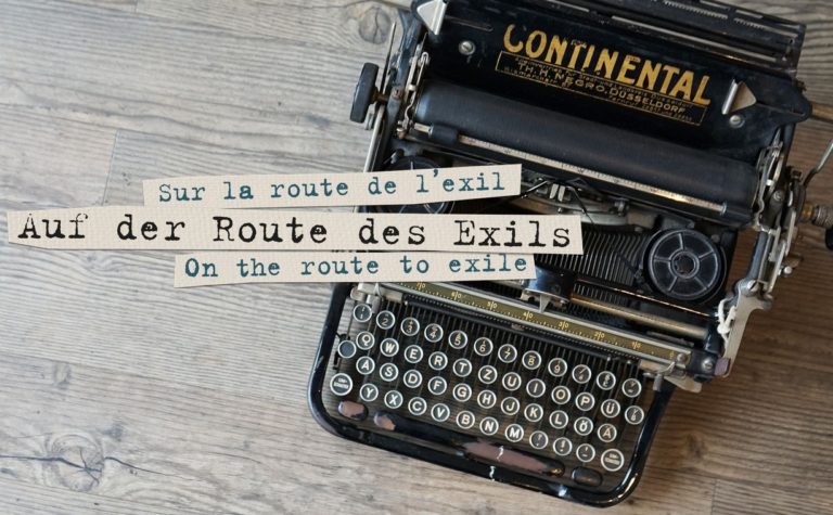 Foto Exilroute Schreibmaschine