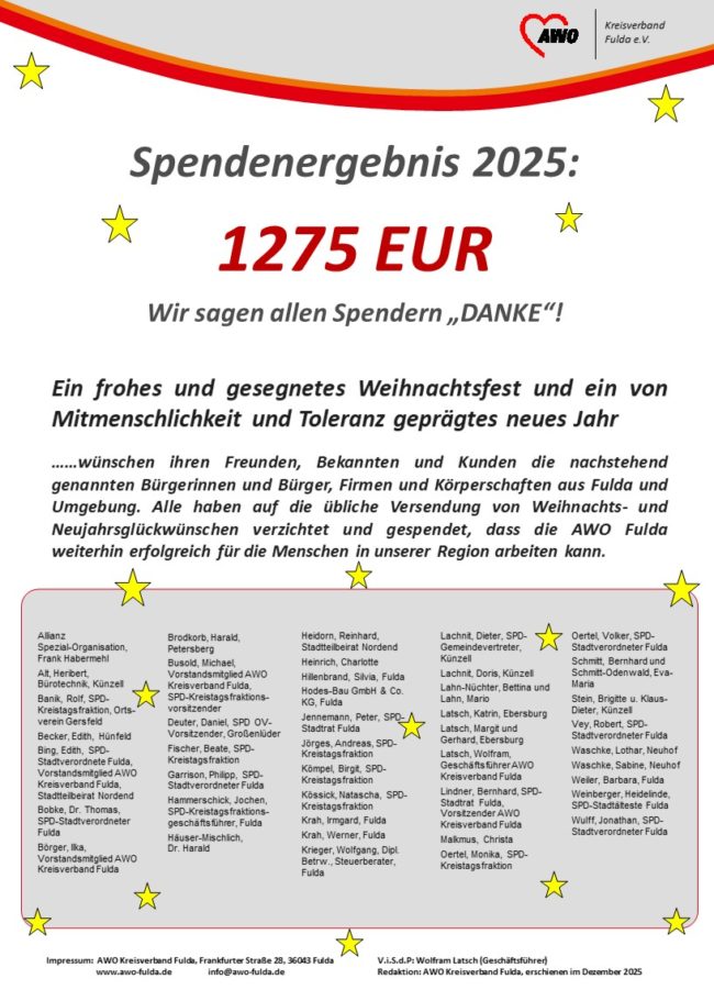 Plakat zum Aushängen